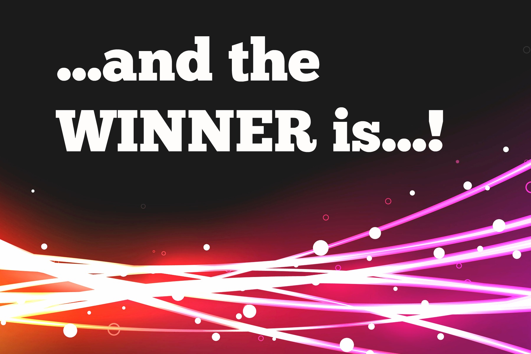 The March Prize Draw Winner is…!