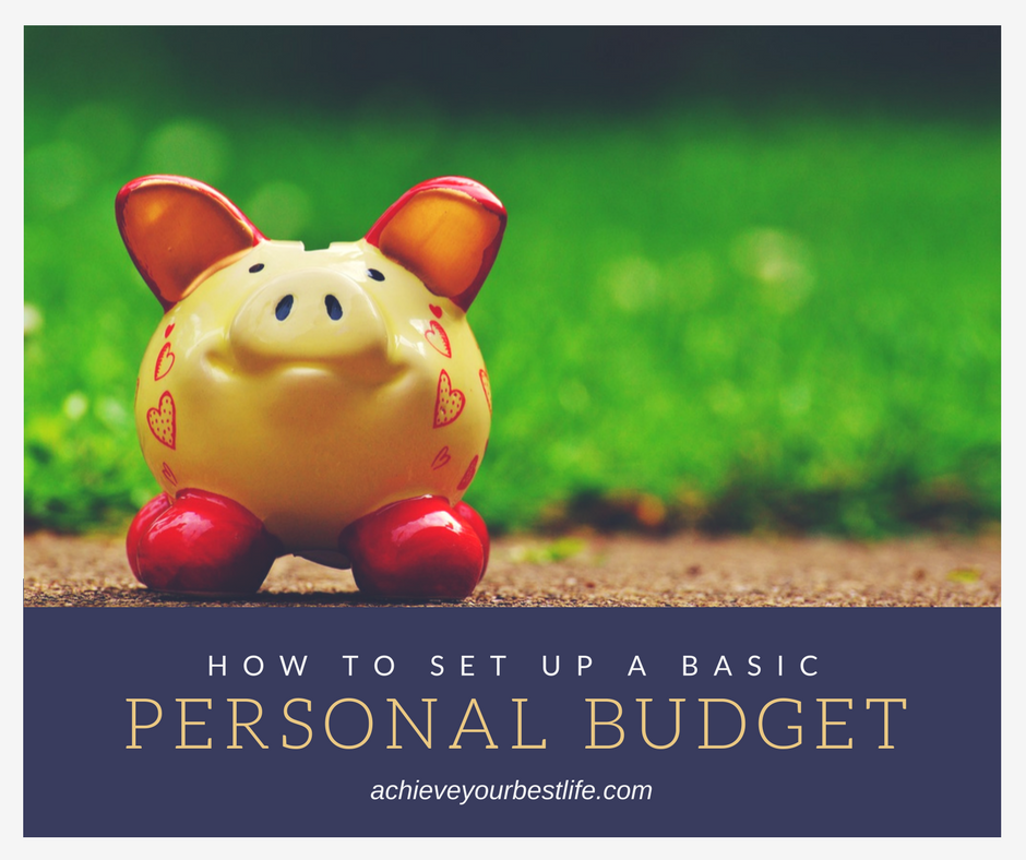 how to set up a personal budget