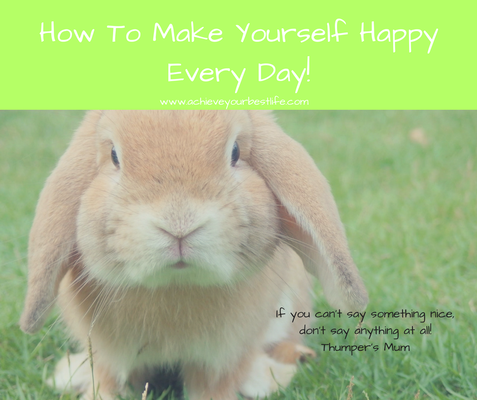 how to make yourself happy everyday