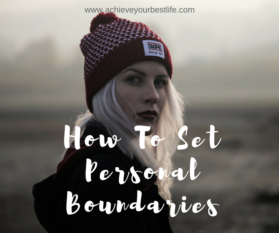 how to set personal boundaries