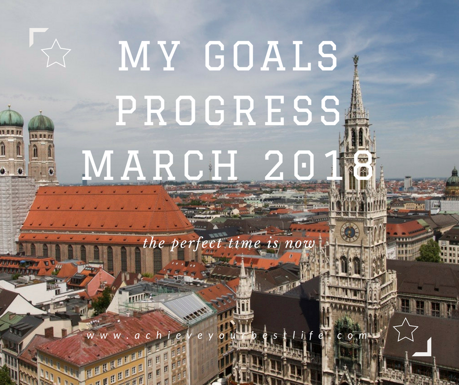 personal goals progress update