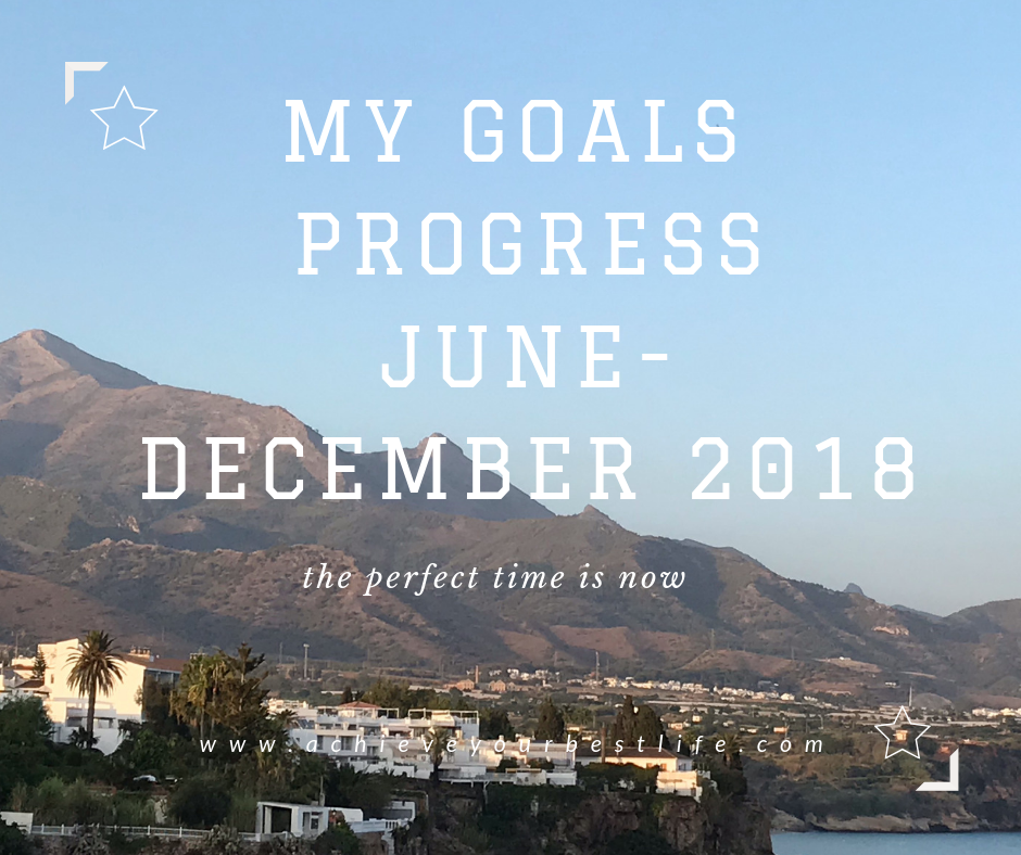 personal goals progress update